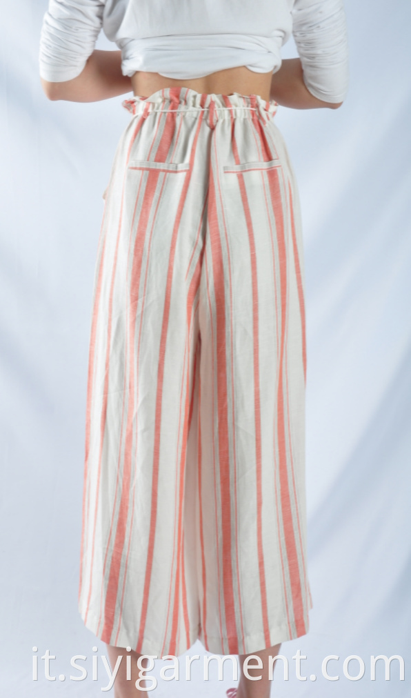 Full Rayon Wide-Leg Pants For Ladies